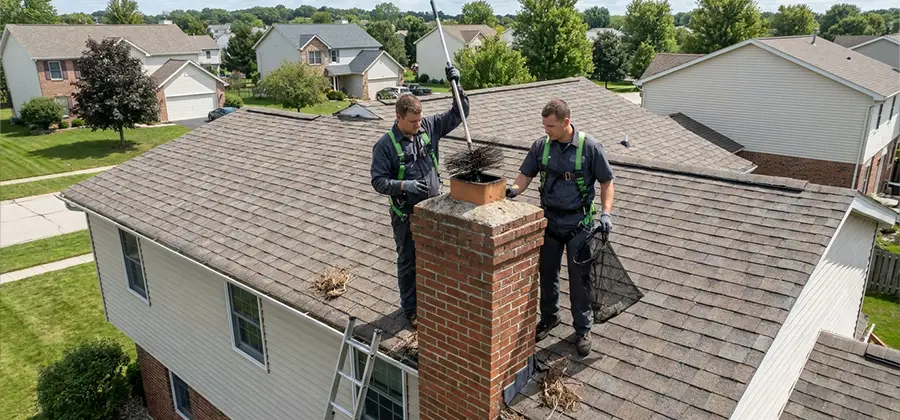 Bird Removal From Chimney in West Orange