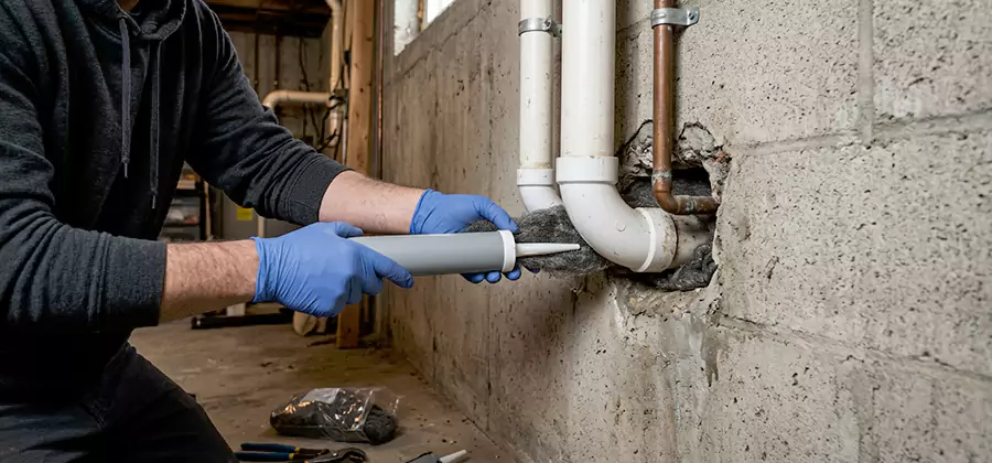 Mouse Proofing Pipes in West Orange